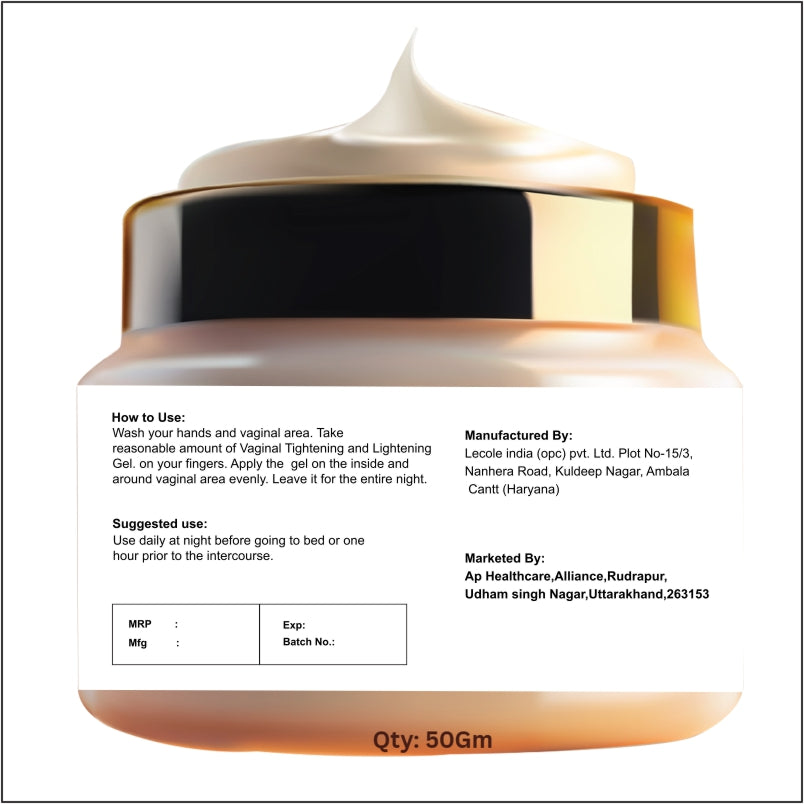 GLOW TIGHT GEL -Intimate Area Lightening and Tightening 2 IN One