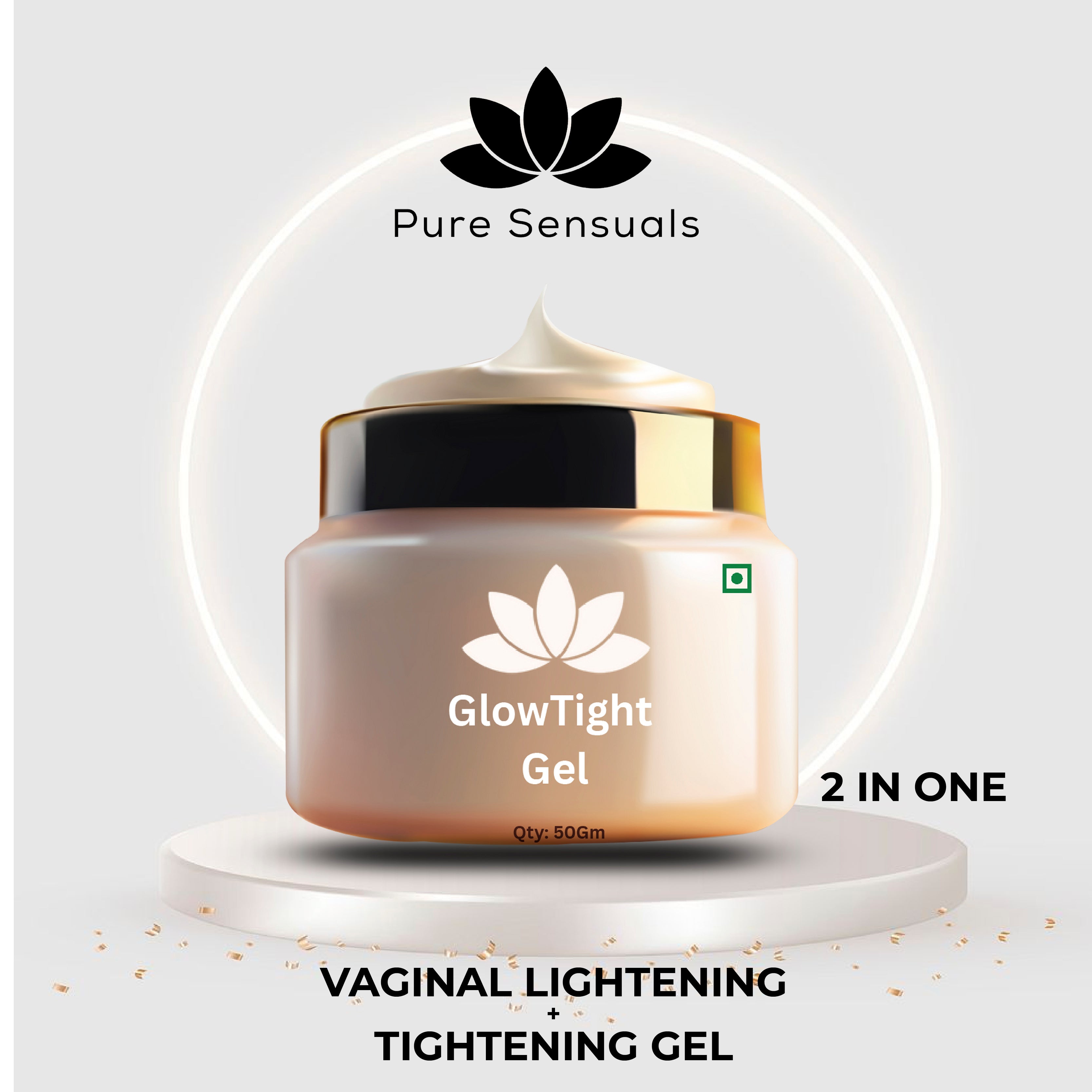 GLOW TIGHT GEL -Intimate Area Lightening and Tightening 2 IN One