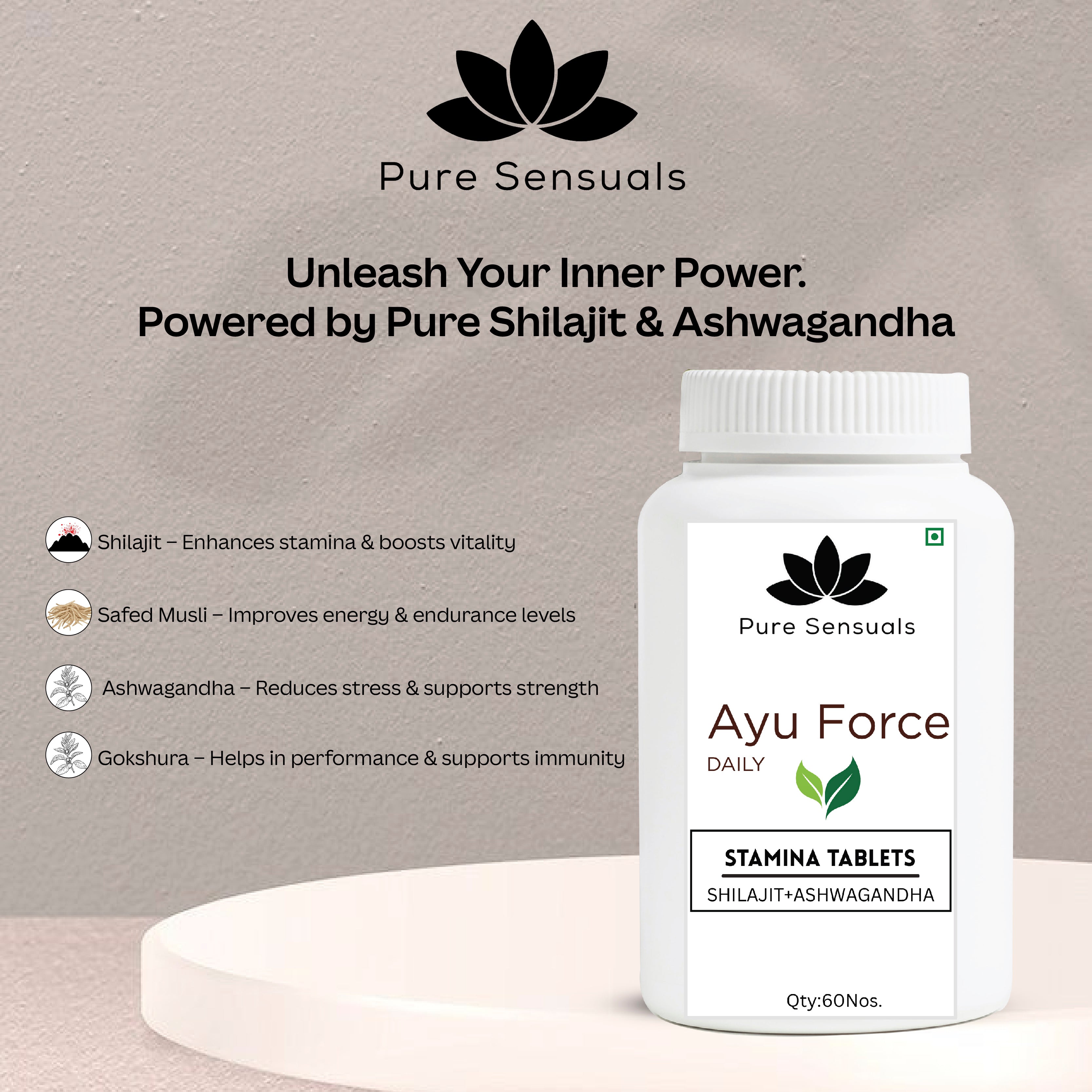 Ayu Force Tablet – Natural Power, Strength & Stamina
