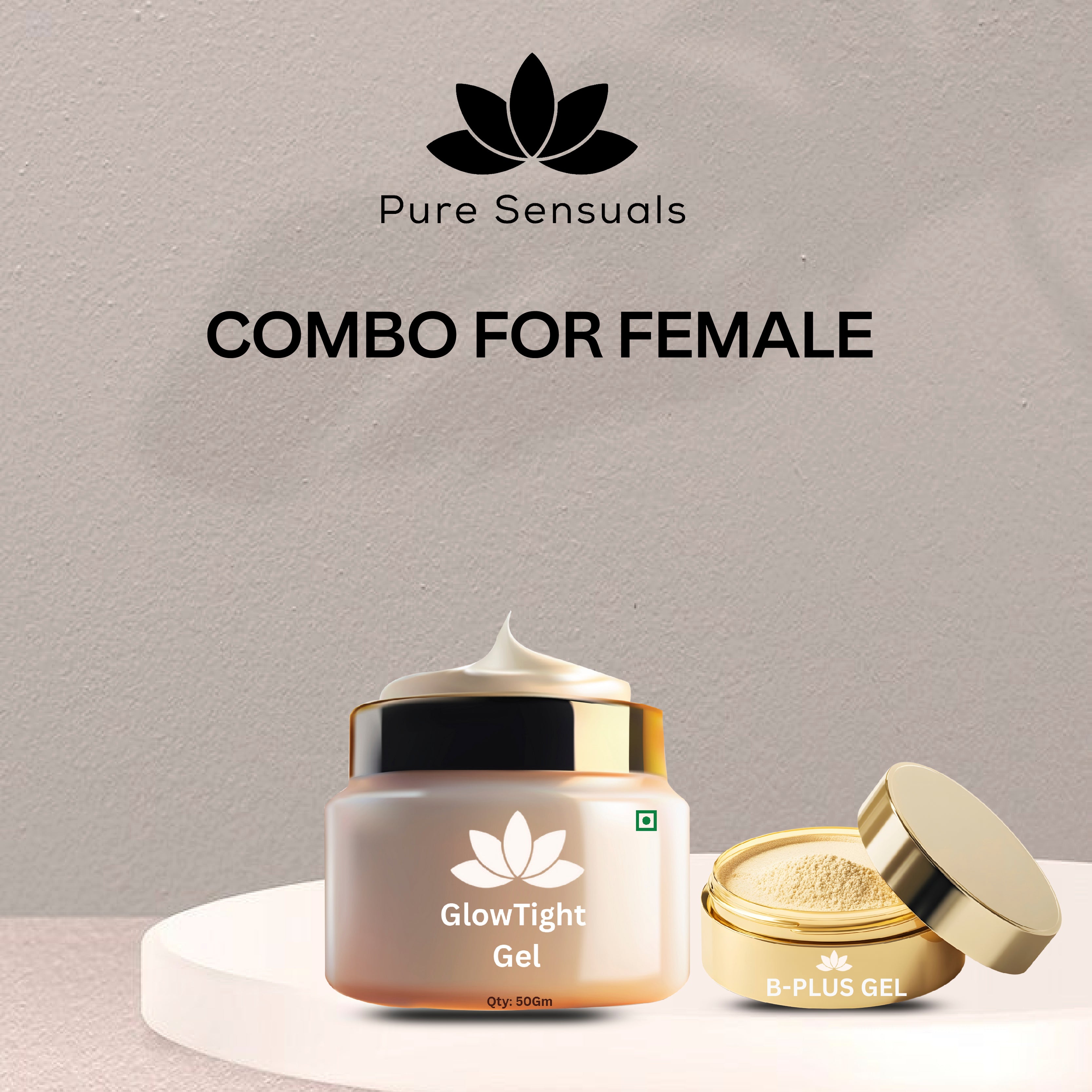 Combo for female-GlowTight Gel and B-Plus Gel